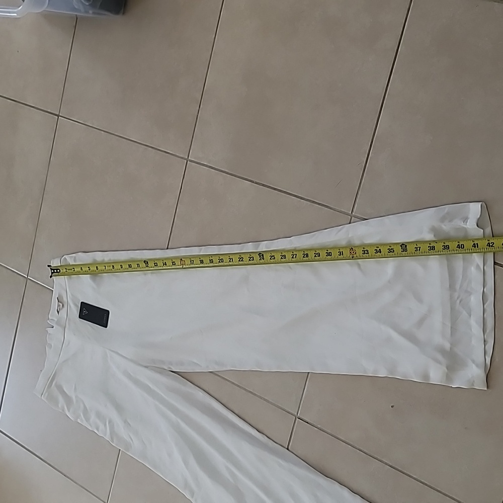 GUESS White Palazzo Wide Leg Pant - Picture 2 of 6
